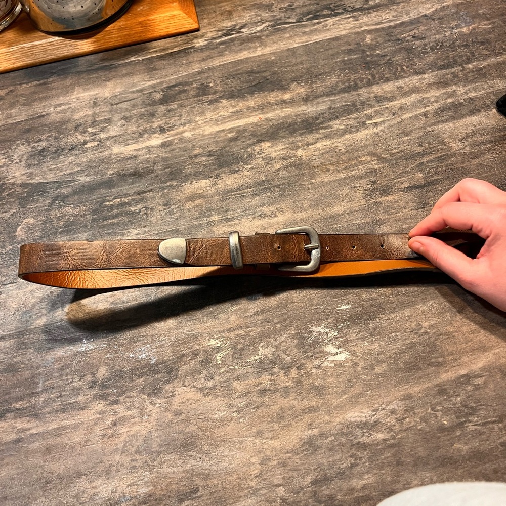 Vintage leather belt